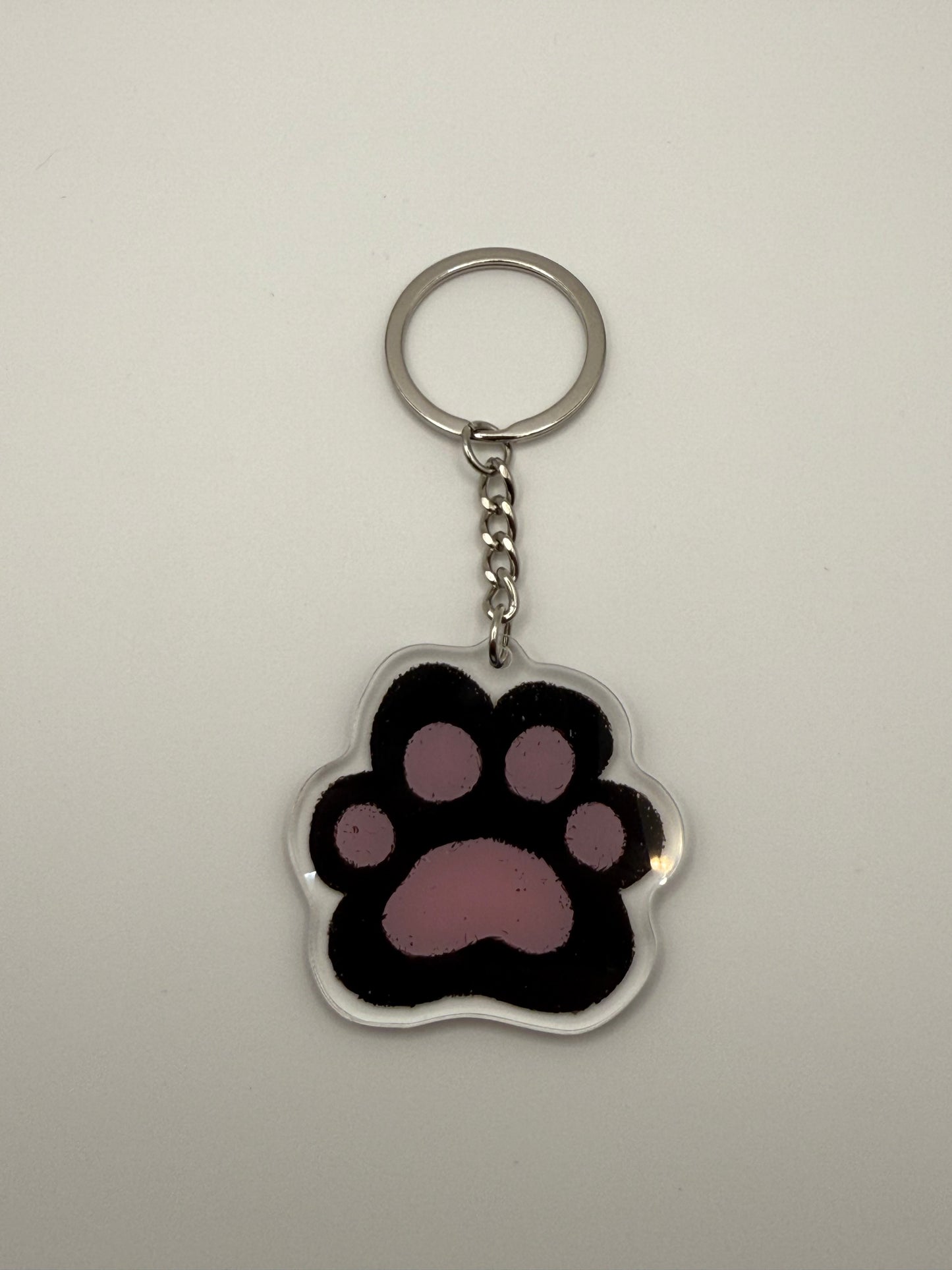 Acrylic Cat Keychain