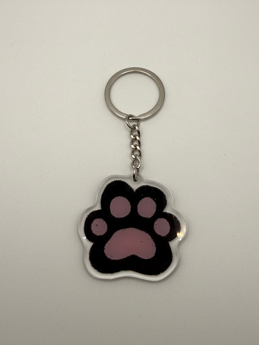 Acrylic Cat Keychain