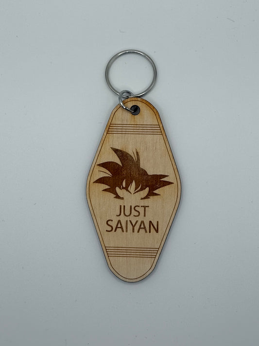 Just Saiyan Keychain