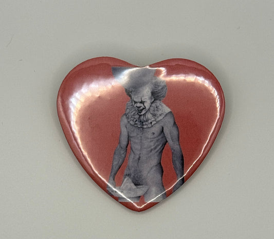 Clown Heart Button