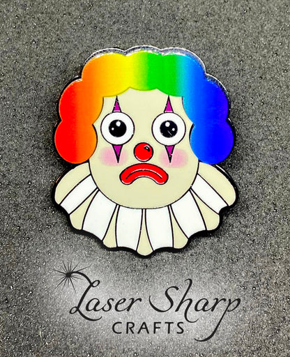 Cloop the Clown Enamel Pin