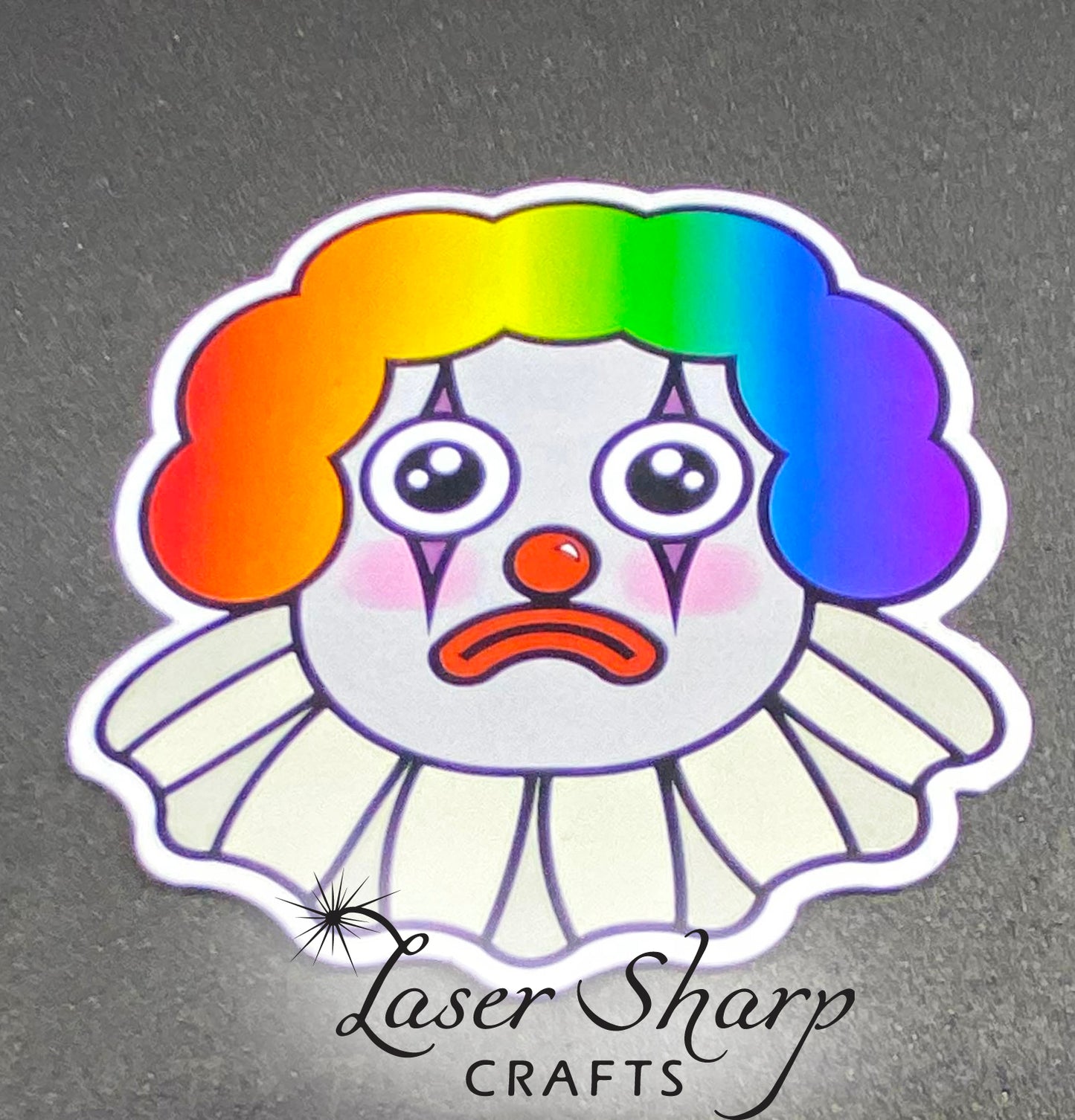 Cloop the Clown Sticker